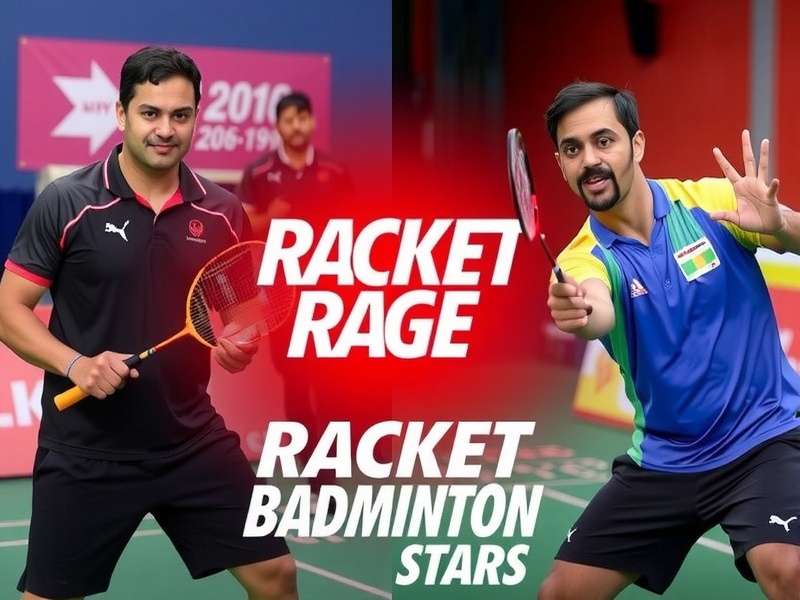 Licensed Indian badminton players in the game Indian Badminton Stars in Racket Rage Premier